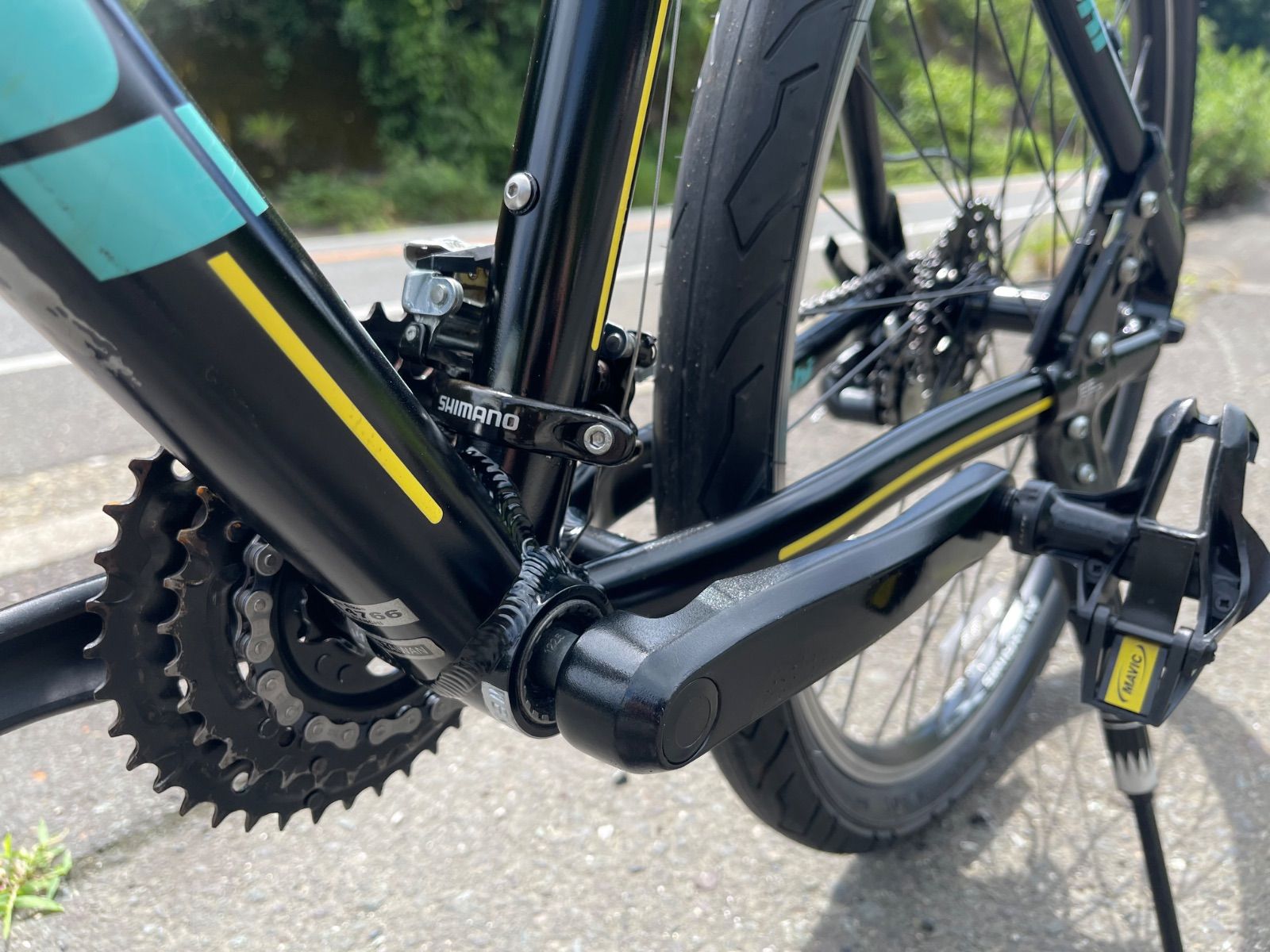 即乘】送料無料 Bianchi ビアンキ MTB KUMA SHIMANO 3X8S 24速 26