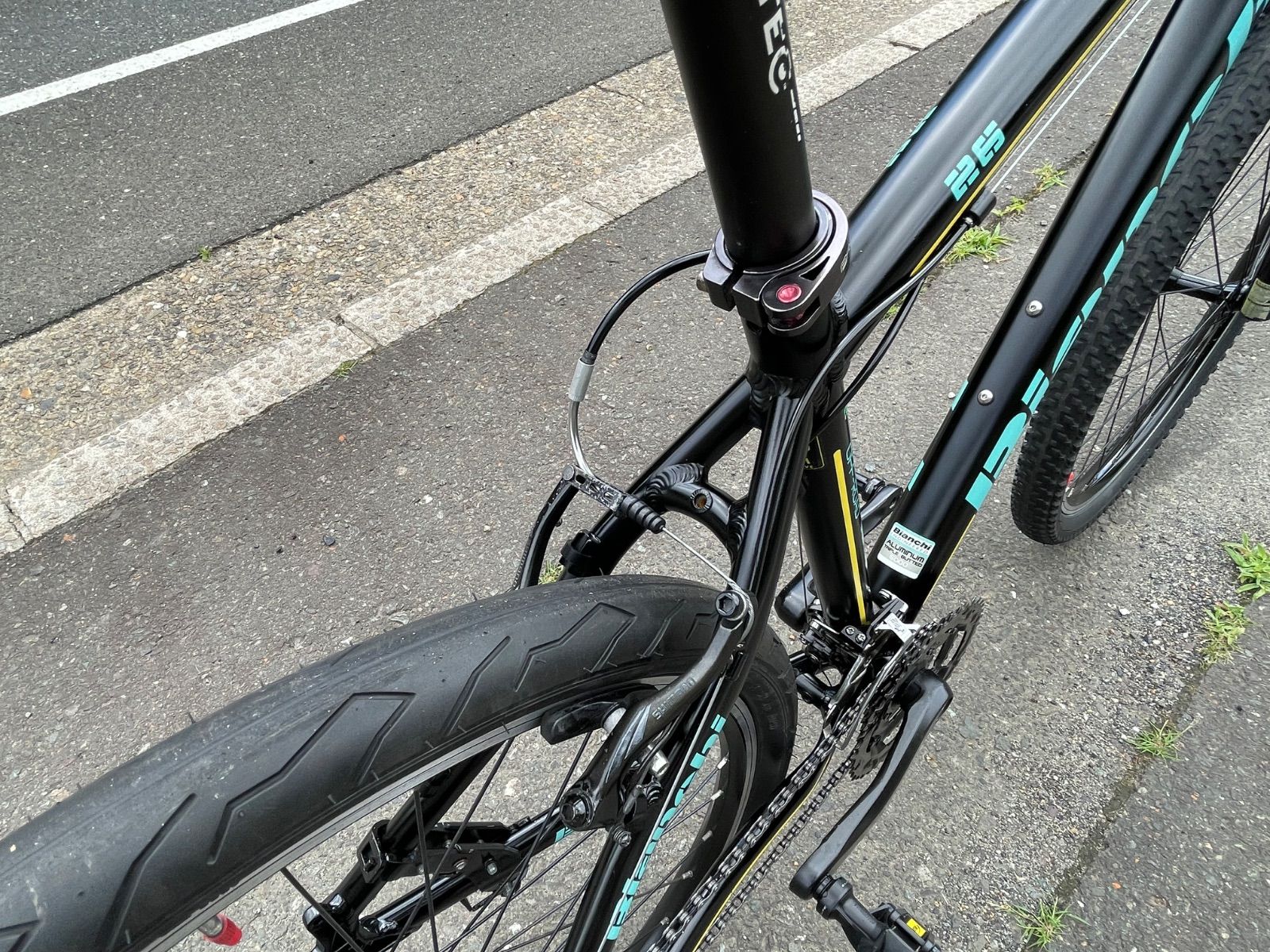 即乘】送料無料 Bianchi ビアンキ MTB KUMA SHIMANO 3X8S 24速 26