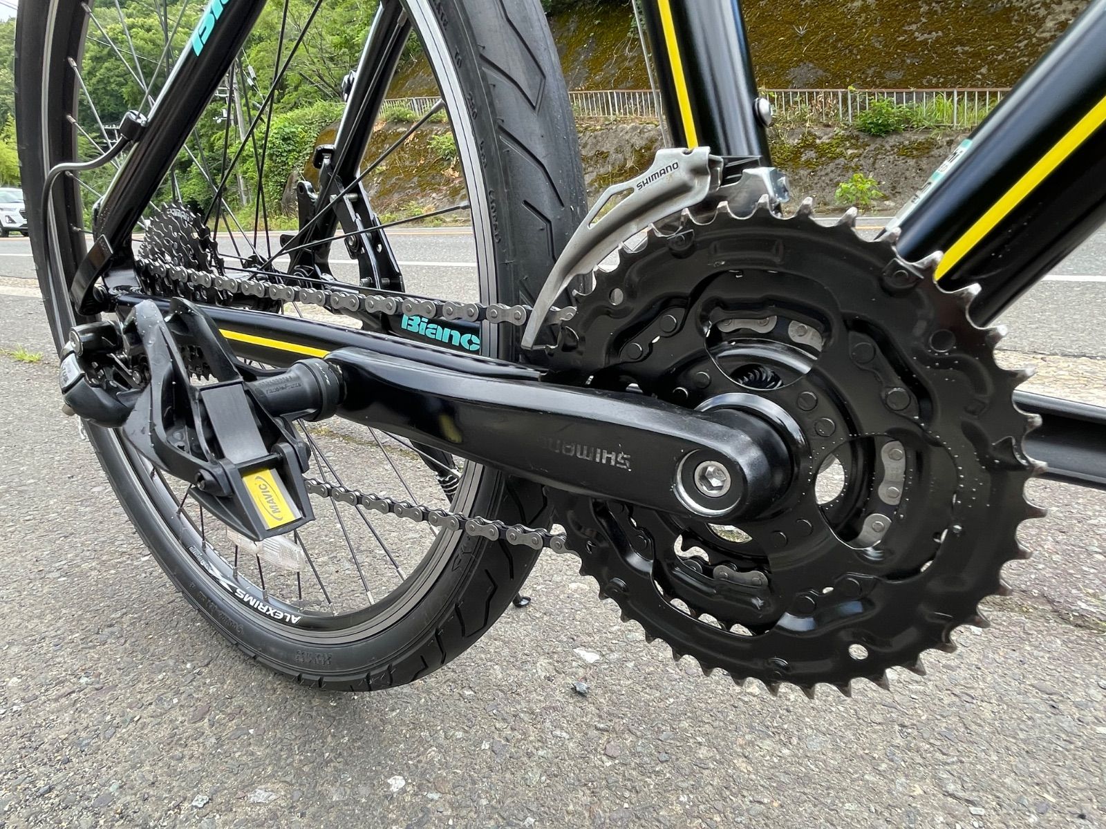 即乘】送料無料 Bianchi ビアンキ MTB KUMA SHIMANO 3X8S 24速 26