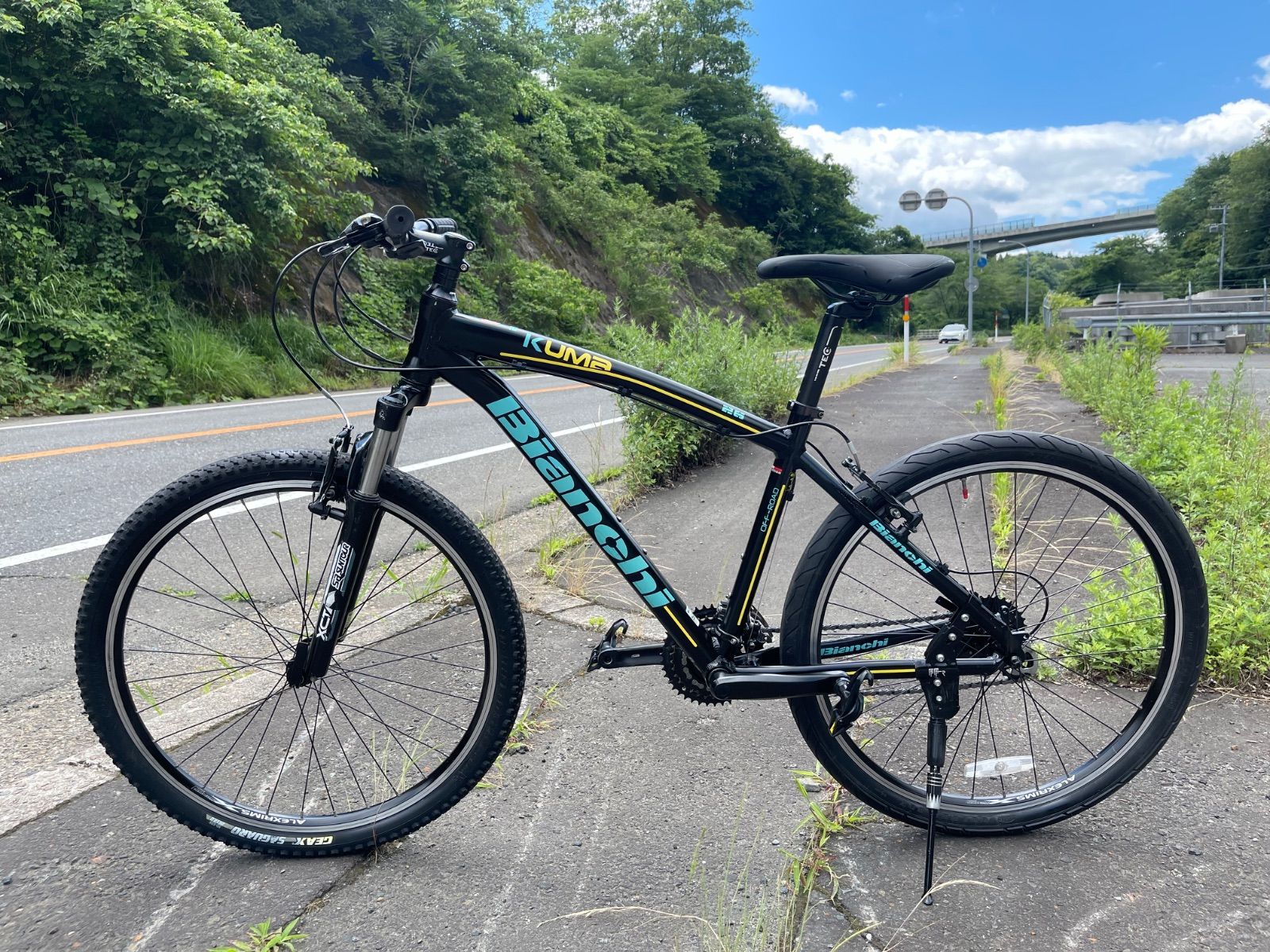 即乘】送料無料 Bianchi ビアンキ MTB KUMA SHIMANO 3X8S 24速 26