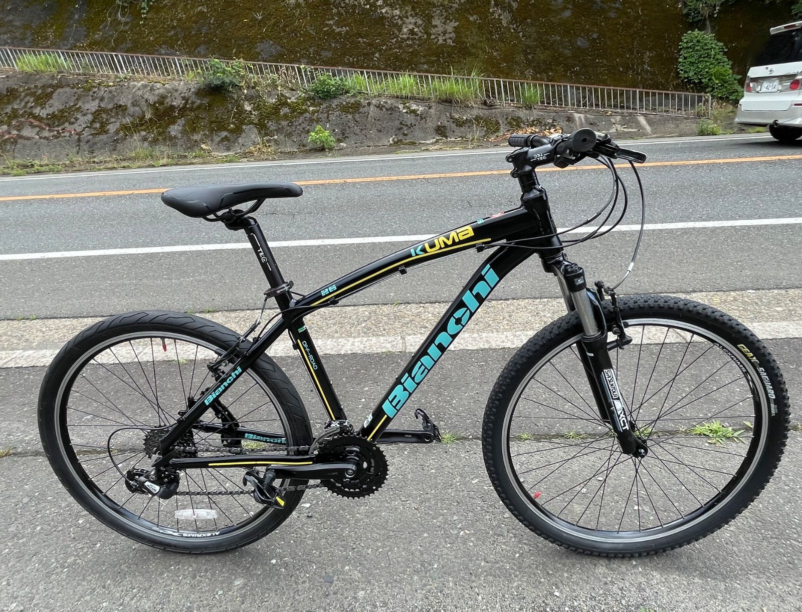 即乘】送料無料 Bianchi ビアンキ MTB KUMA SHIMANO 3X8S 24速 26
