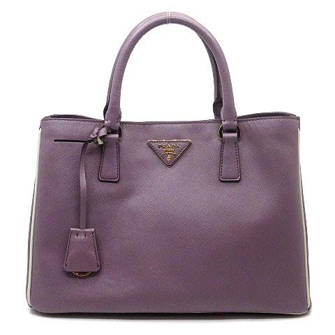 プラダ PRADA サフィアーノ レザー トートバッグ BN1940 パープル ホワイト
