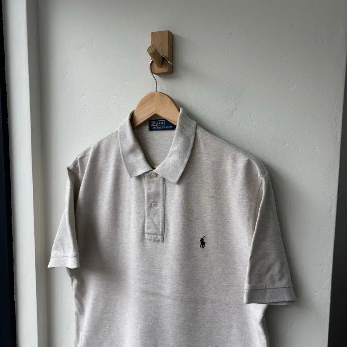 17294 - POLO RALPH LAUREN ポロラルフローレン オートミール 半袖 カラーTシャツ
