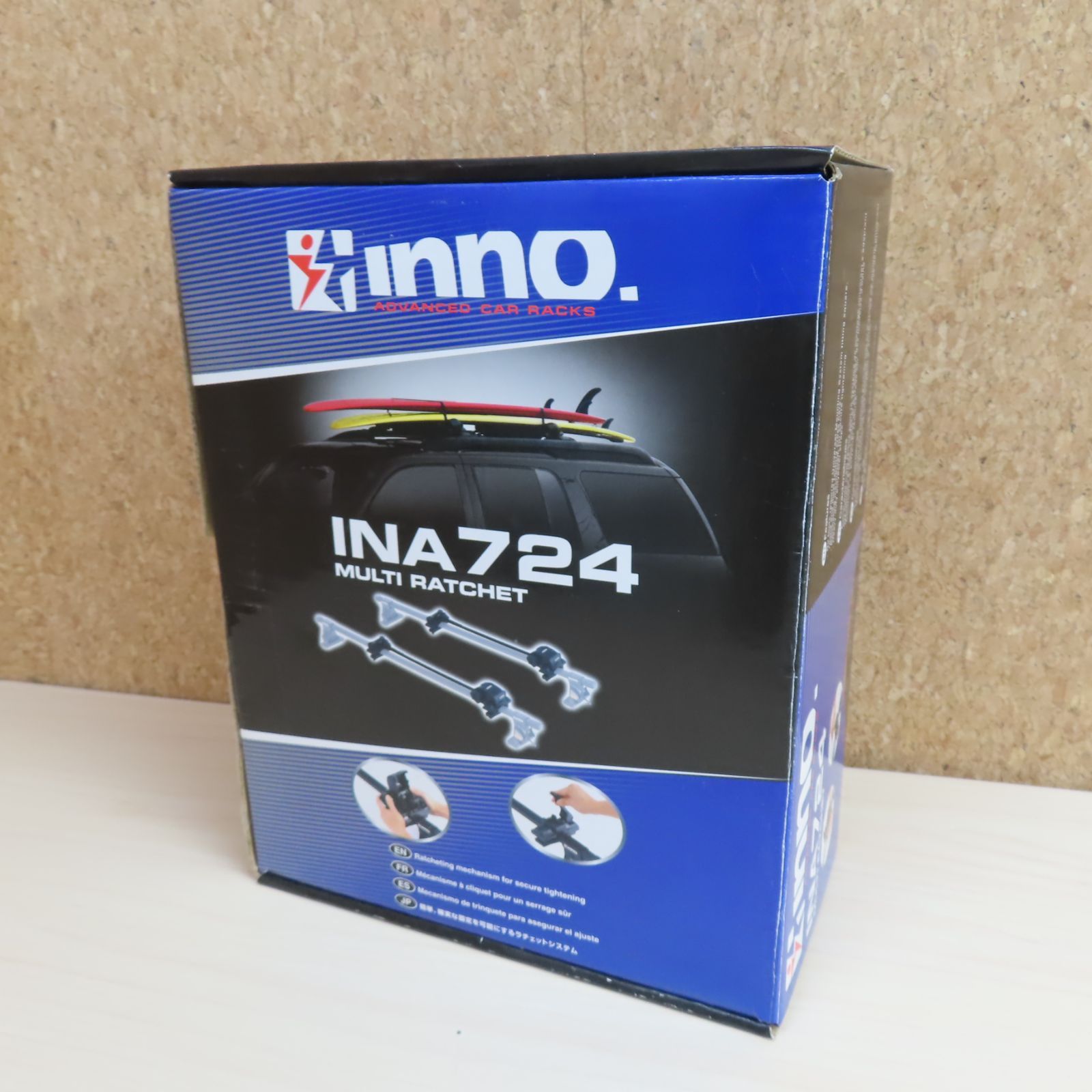 INNO INA724JP マルチ ラチェット ベルト サーフボード キャリア 未使用 開封のみ 保管品 inno