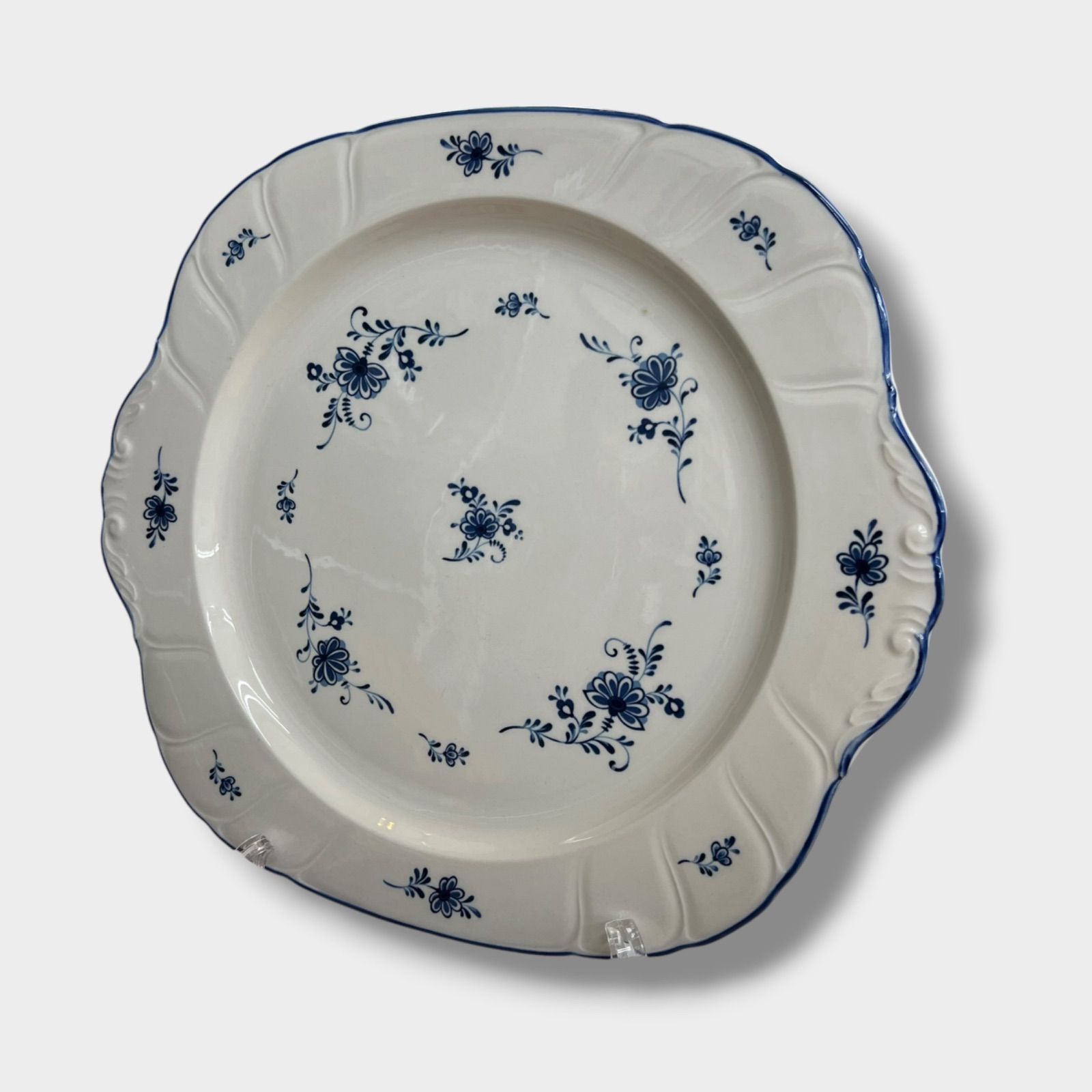 Noritake Craftone 8709 プレート 皿 青花柄 ノリタケ クラフトーン