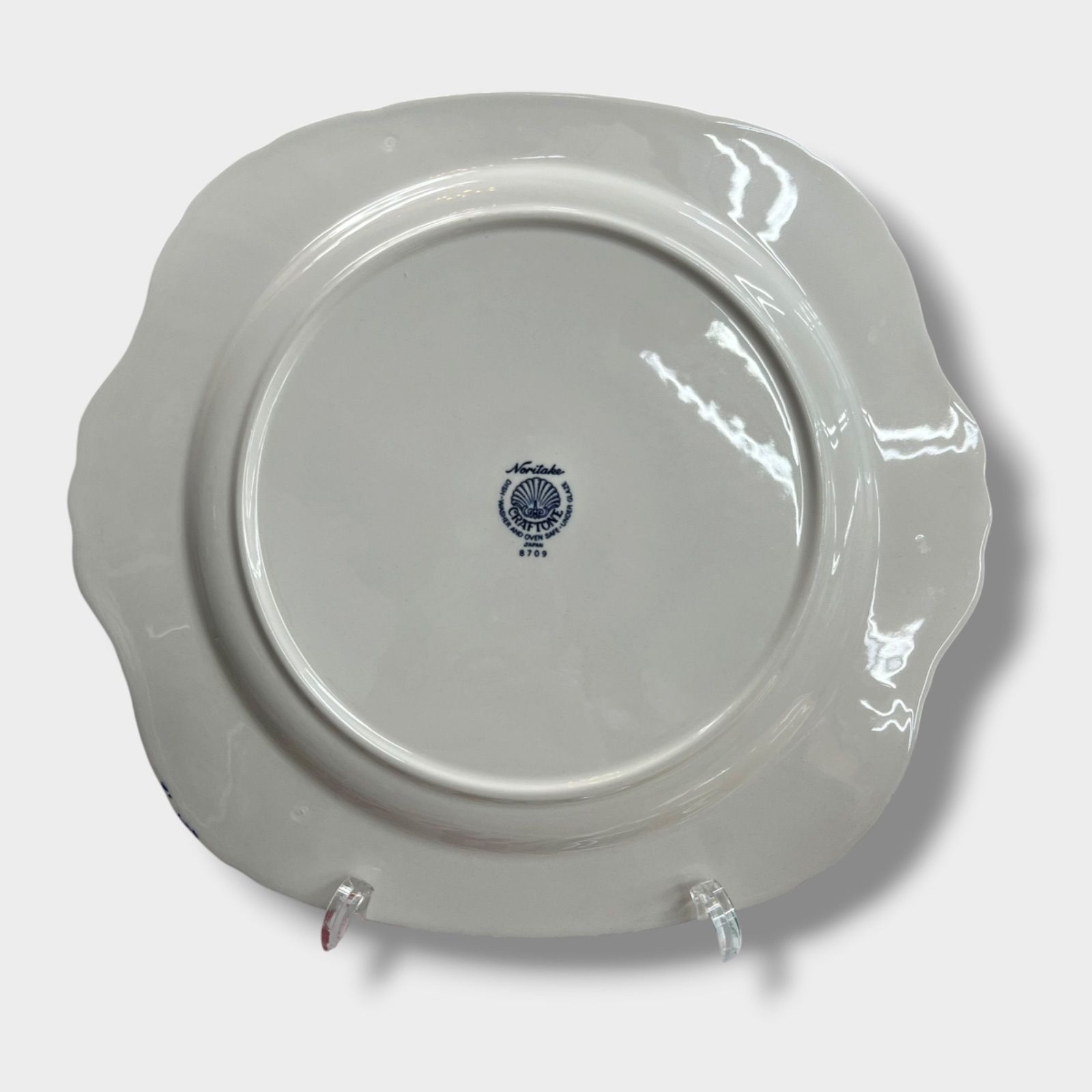Noritake Craftone 8709 プレート 皿 青花柄 ノリタケ クラフトーン