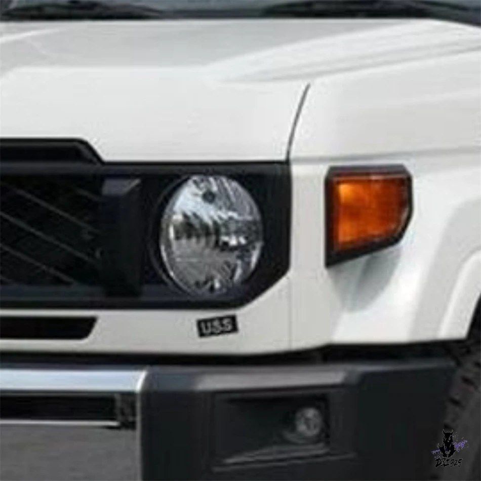 トヨタ ランドクルーザー LC76 用 フロントヘッドライトシェル ガラスカバー