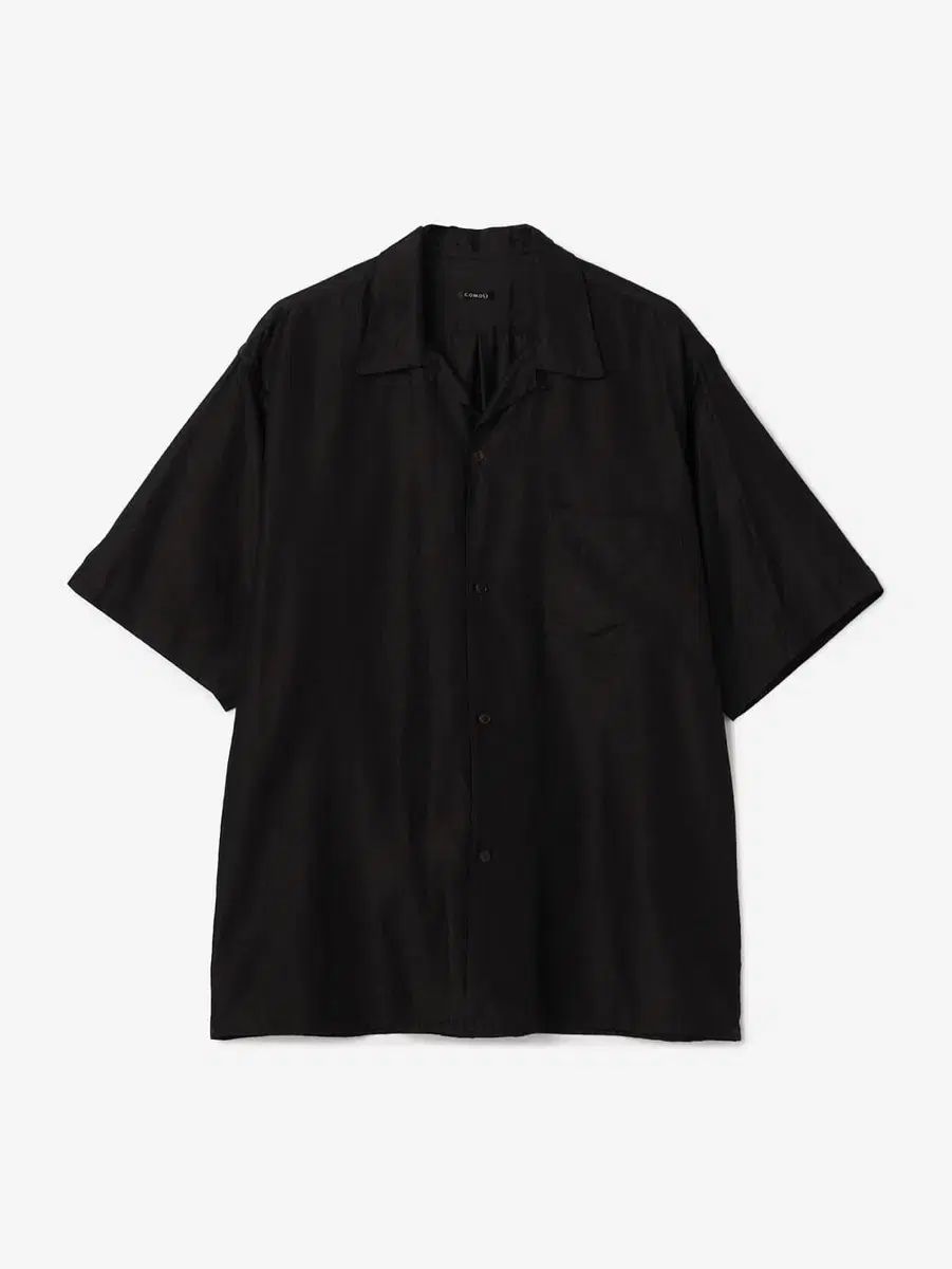 新品 26SS COMOLI コモリ ウールシルク 半袖 オープンカラー シャツ Bro