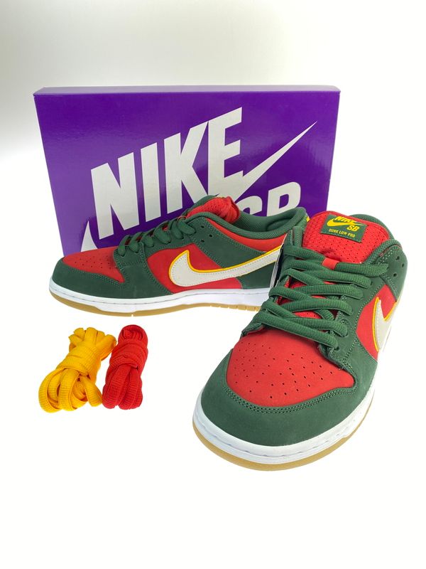 【中古品】 NIKE ナイキ SB DUNK LOW PRM FZ1287-300 SB ダンク ロー プレミアム メンズ スニーカー シューズ 靴 【160-260621-em-03-min】