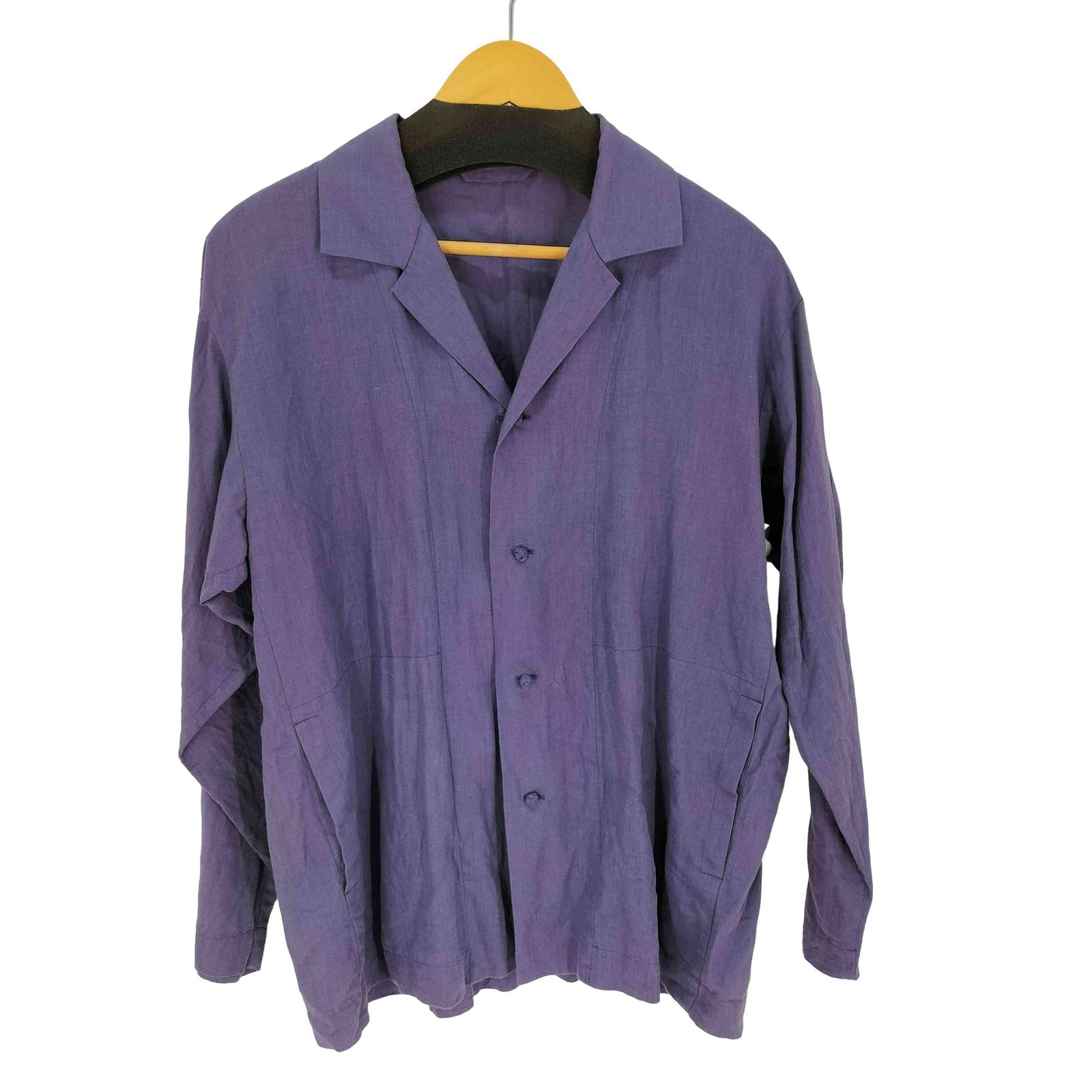 オムプリッセイッセイミヤケ HOMME PLISSE ISSEY MIYAKE 21SS COTTON LINEN SHIRT メンズ JPN：2