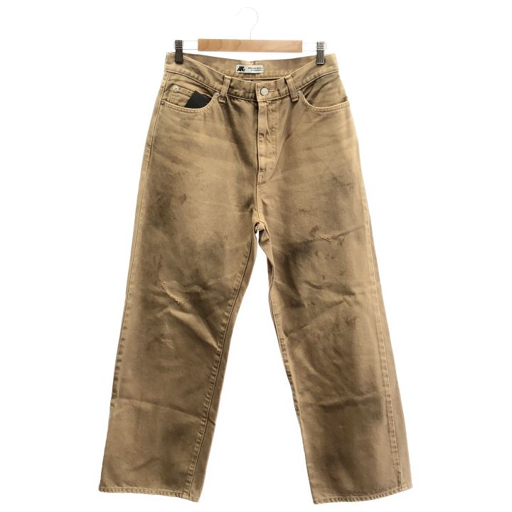 【ATELLIER WELLS BY JOHNBULL】 カツラギオーバーダイワイドパンツ WY241P01 ブラウン 30