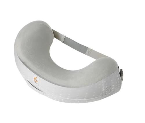 Ergobaby(エルゴベビー) ナーシングピロー ムーンライトグレー ベルト付き 日本正規品 授乳クッション 授乳サポート 洗える 出産準備 FDEGNPAMNGRYSTPpms