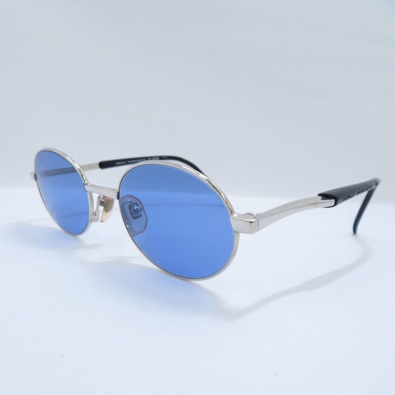 【瀬戸大橋店】 中古 Yohji Yamamoto | ヨウジヤマモト サングラス - サイズ：49□19 143 ブラック 【116】