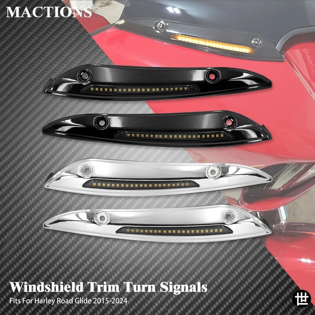 ハーレーダビッドソン ツーリング ロードグライド FLTRX ST ウルトラ CVO リミテッド 2015-2024 用 オートバイウインドシールドトリムライ 10,624円