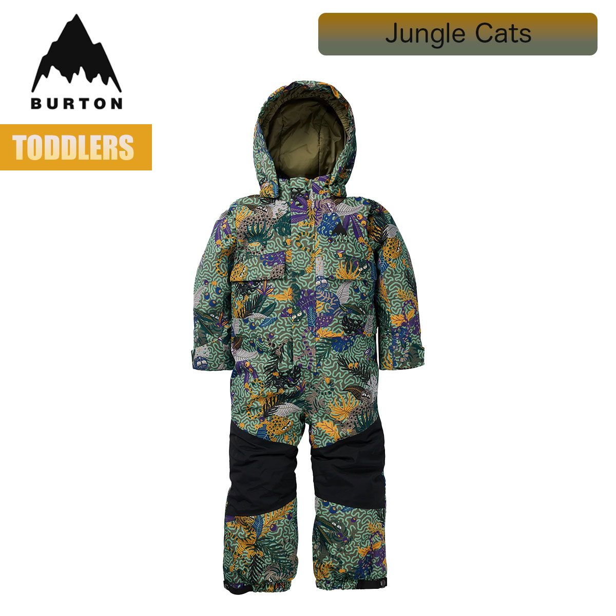 バートン スノーボードウェア キッズ ワンピース 25-26 Burton トドラー ワンピース W26JP-221741 Toddlers 2L One Piece スノースーツ スノーウェア ジャンプスーツ ベビー 幼児 子供 2025-2026 正規品