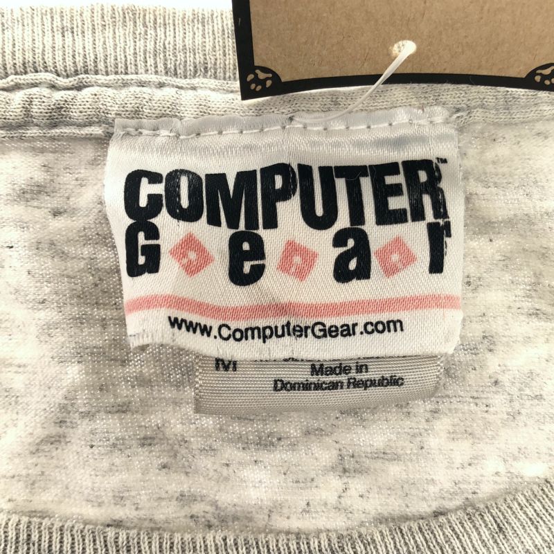 中古】00s COMPUTER GEAR レオナルド・ダヴィンチ 総柄Tシャツ M