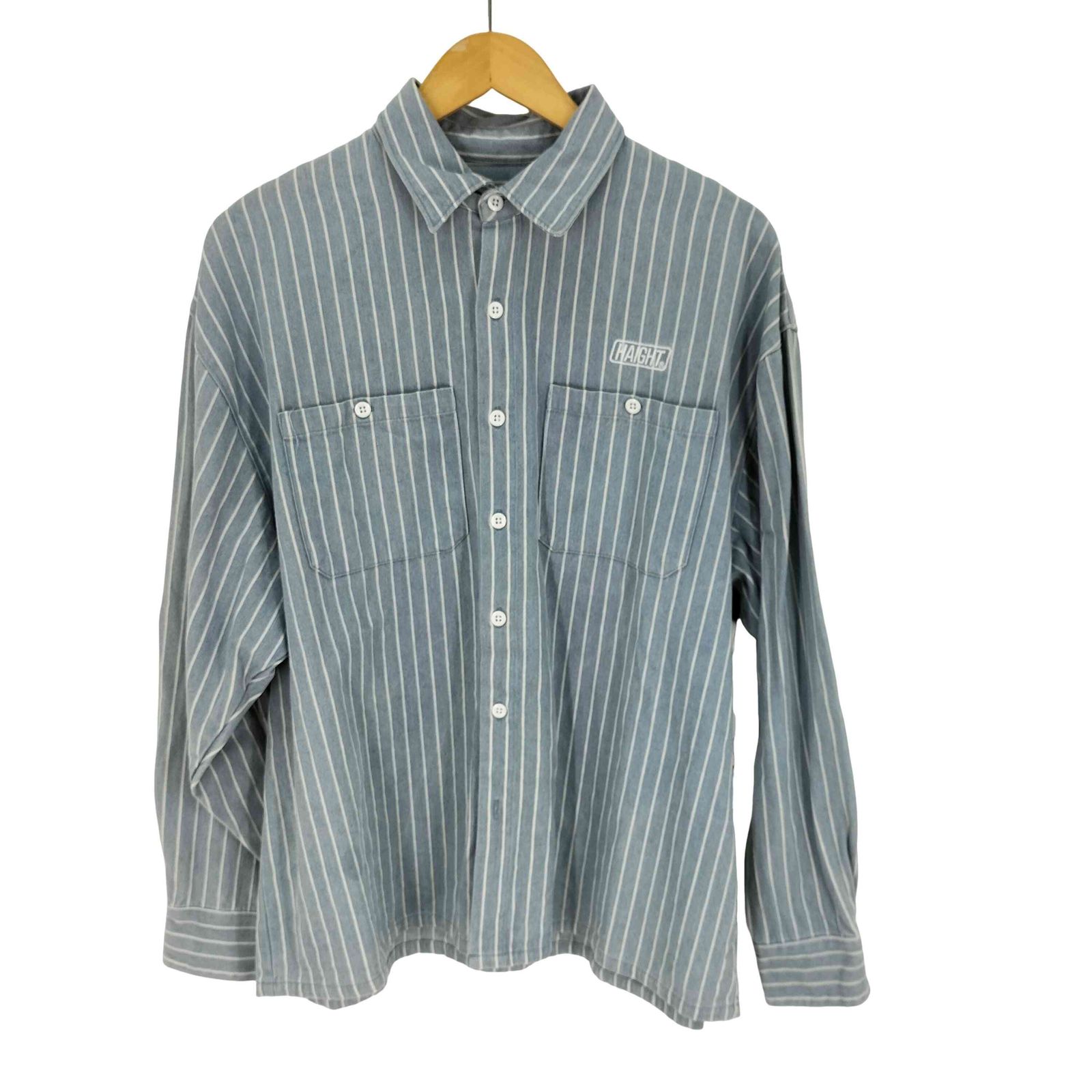 ユーズドフルギ USED古着 HAIGHT STRIPE DENIM SHIRT メンズ JPN：M 8,071円