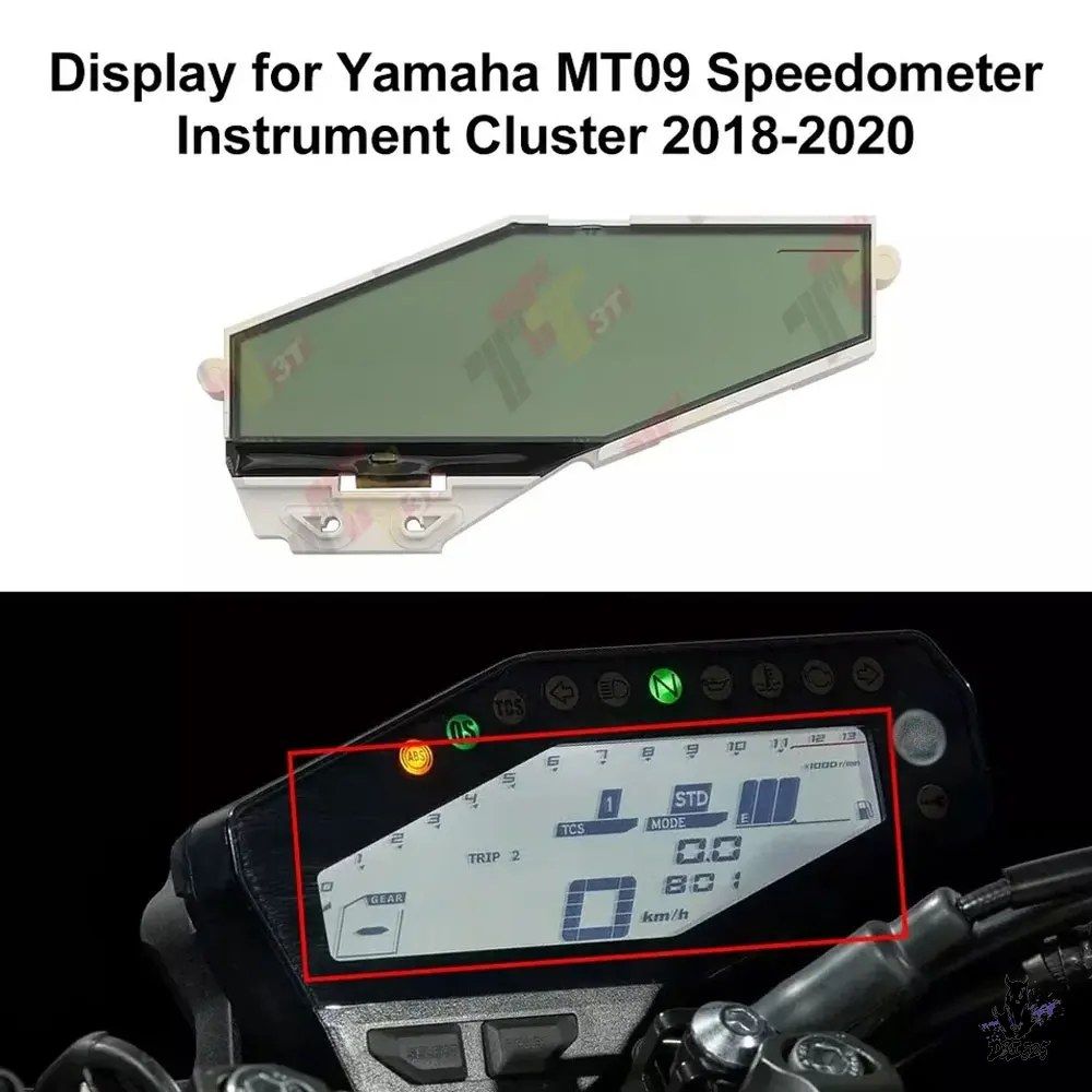 ヤマハ MT-09 FZ-09 2017-2020 インストルメントクラスター LCD スピードメーター