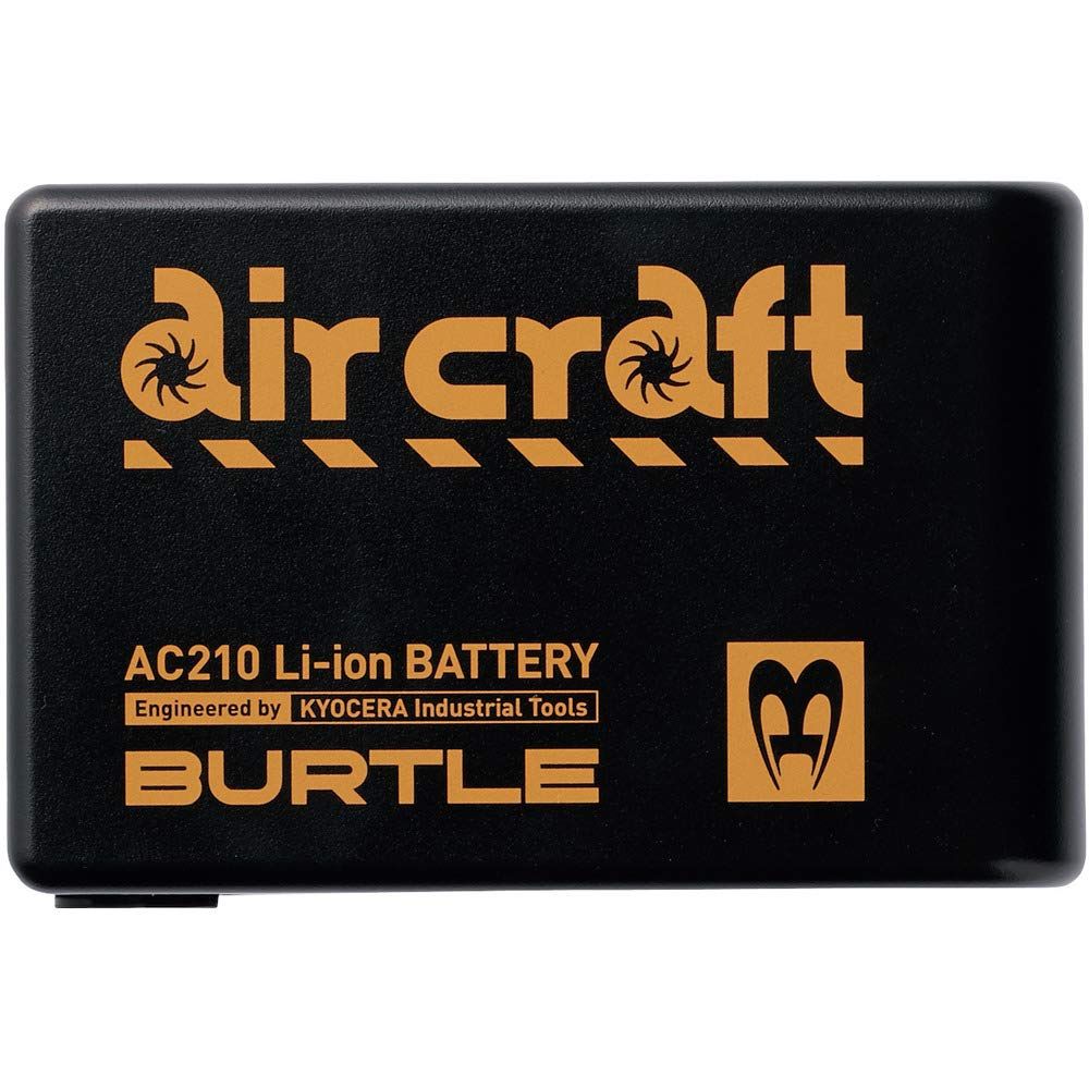 BURTLE バートル リチウムイオンバッテリー AC210 35 ブラック F [リチウムイオンバッテリー]