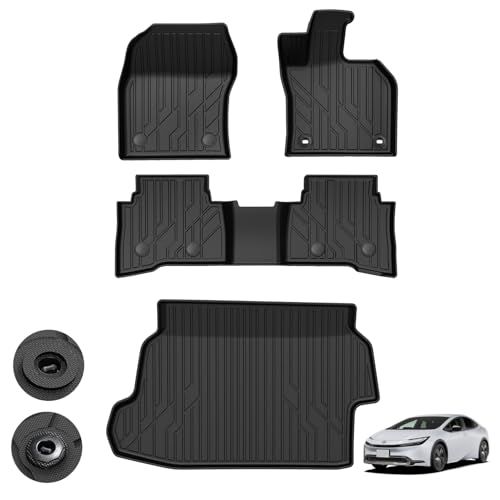 トヨタ プリウス60系 フロアマット PRIUS60系 セカンドマット ZVW60 ZVW65 トランクマット MXWH60 MXWH65 耐汚れ 3D立体 TPE素材 防水 滑り止め アクセサリー 内装 車種専用設計 取付簡単 ハイブリッド 12f70ca0