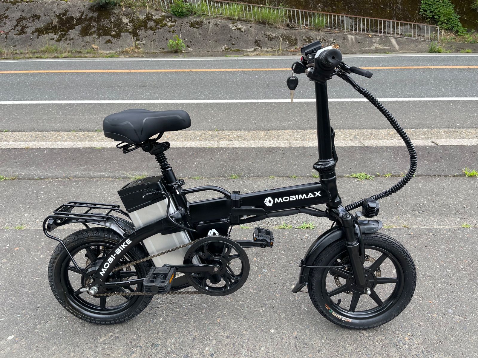 0427【動作確認済】送料無料 MOBIMAX ディスク式 MTB 折り畳み電動
