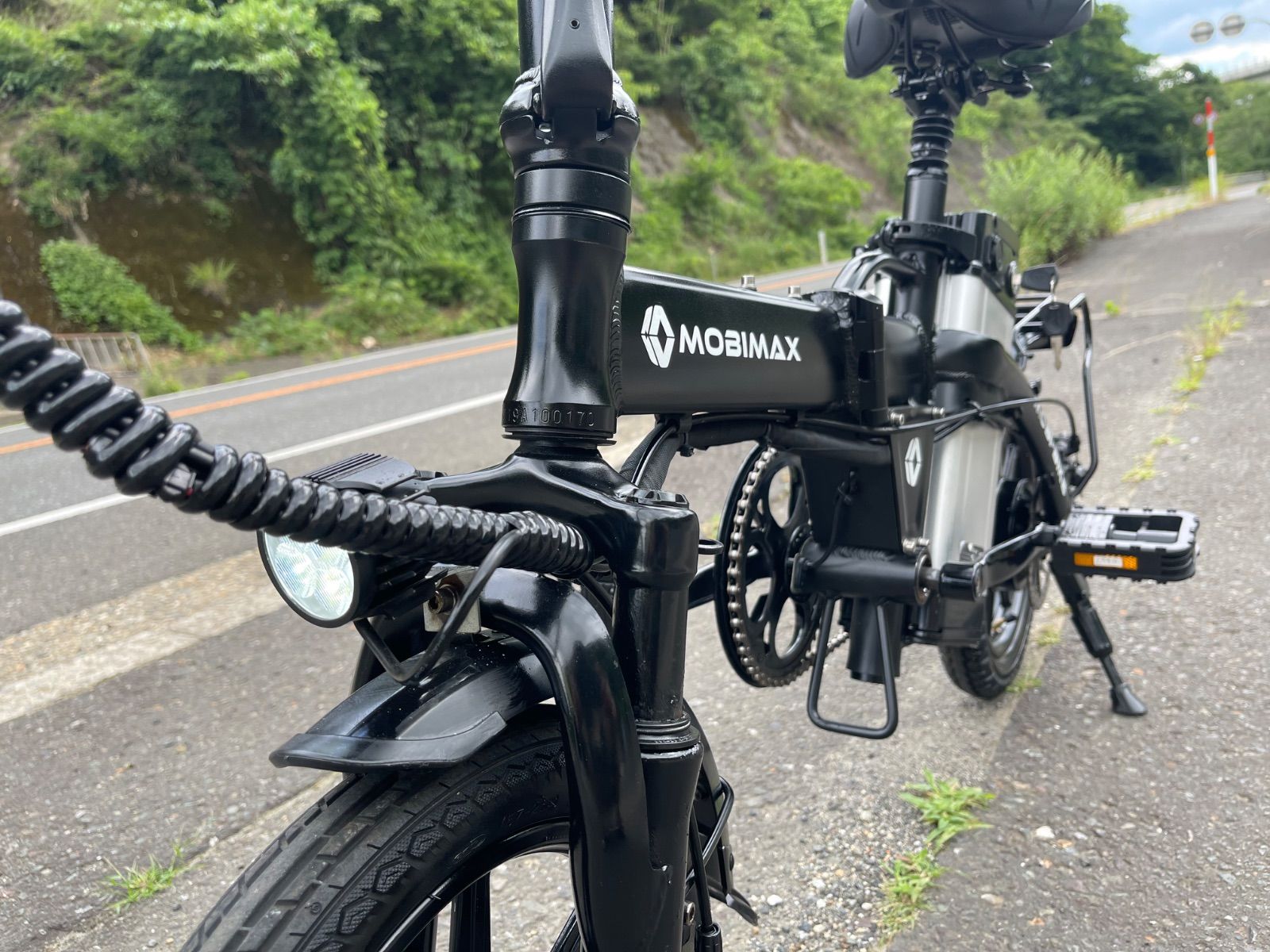 0427【動作確認済】送料無料 MOBIMAX ディスク式 MTB 折り畳み電動