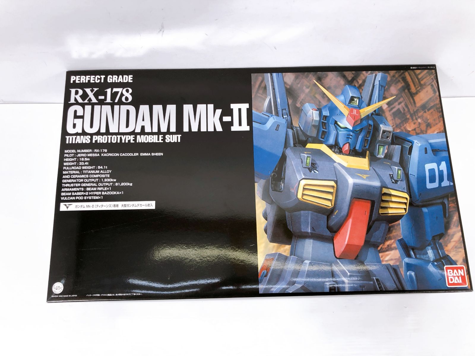【未組立】【難あり】バンダイ　1/60 PG RX-178 ガンダムMk-II(ティターンズ) 「機動戦士Zガンダム」