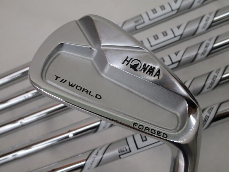 ホンマゴルフ　TOUR WORLD TW747 V　AMT TOUR WHITE　S200フレックス　アイアンセット　中古　ゴルフドゥ！札幌手稲店【最短即日発送】