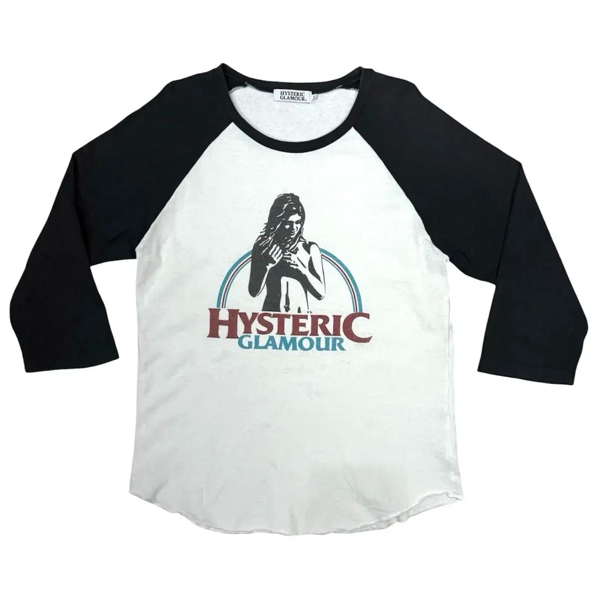 HYSTERIC GLAMOUR ヒスガール ラグラン 7分袖 ロングスリーブ Tシャツ