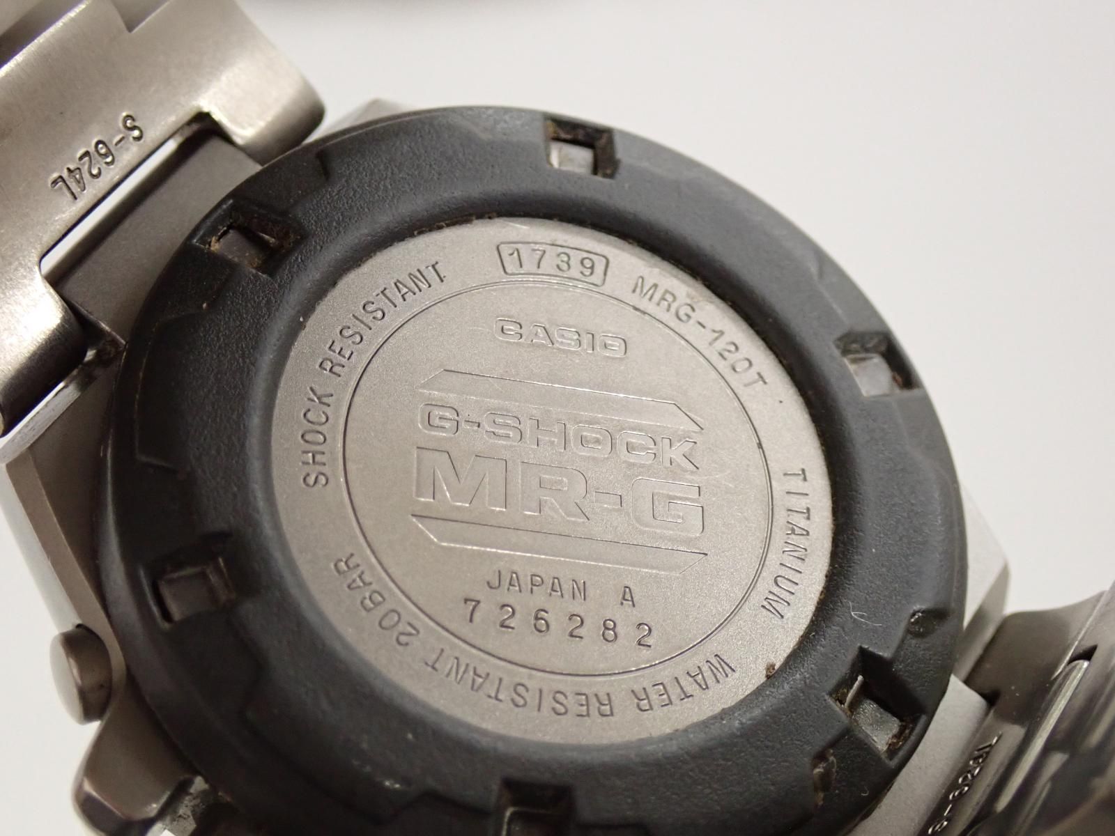 ☆8134☆G-SHOCK ジーショック MRG-120T-1A チタン 腕時計 - メルカリ