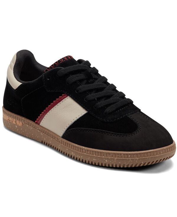 アース レディース シューズ スニーカー レース Earth Womens Penny Stripe LaceUp Sneakers Black ブラック