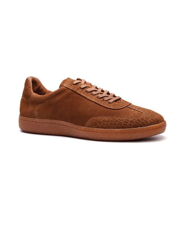 カルロスサンタナ メンズ シューズ スニーカー Carlos by Carlos Santana Mens Crosby Sneakers Tobacco brown suede ブラウン