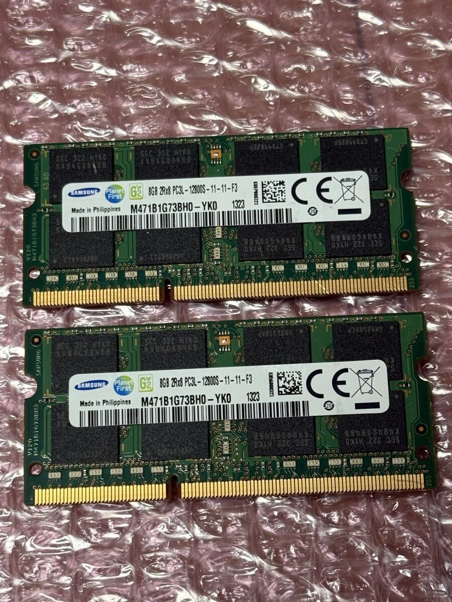 Samsung DDR3L 8GBx2 16GB 低電圧メモリ - メルカリ
