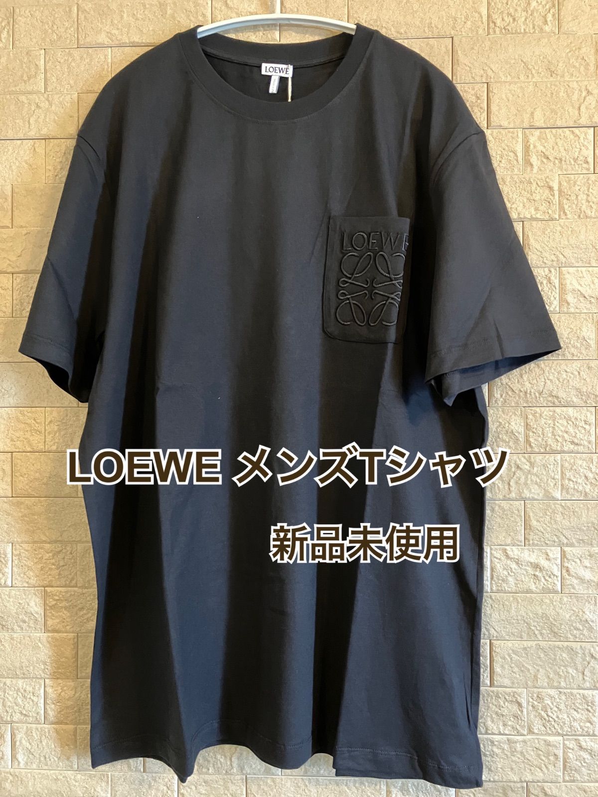 【新品未使用】ロエベ 胸ポケット刺繍 Tシャツ