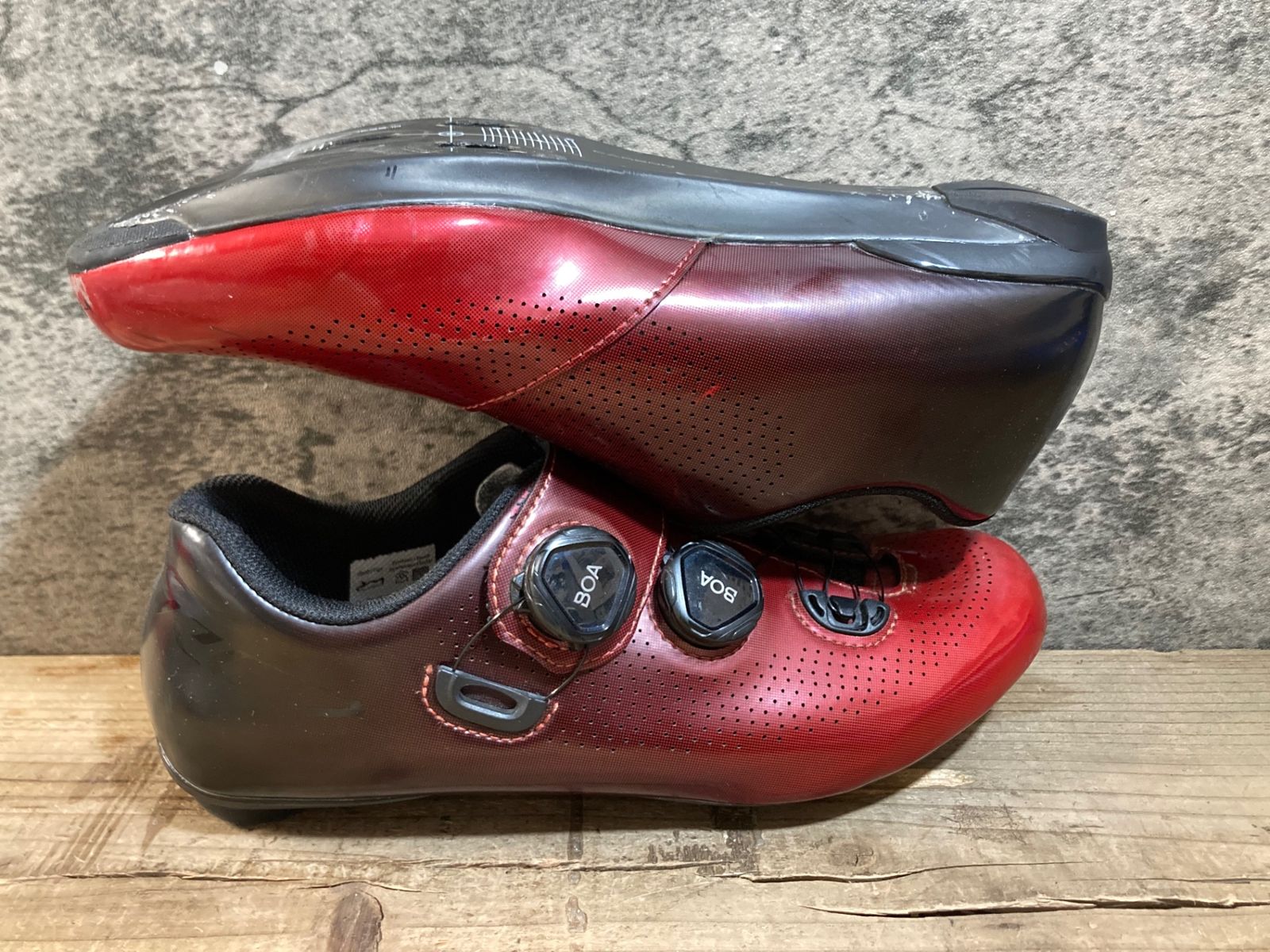SHIMANO RC7 ビンディングシューズ　EU41 KH150 シマノ SHIMANO RC7 SH-RC701 ビンディングシューズ SPD-SL 赤