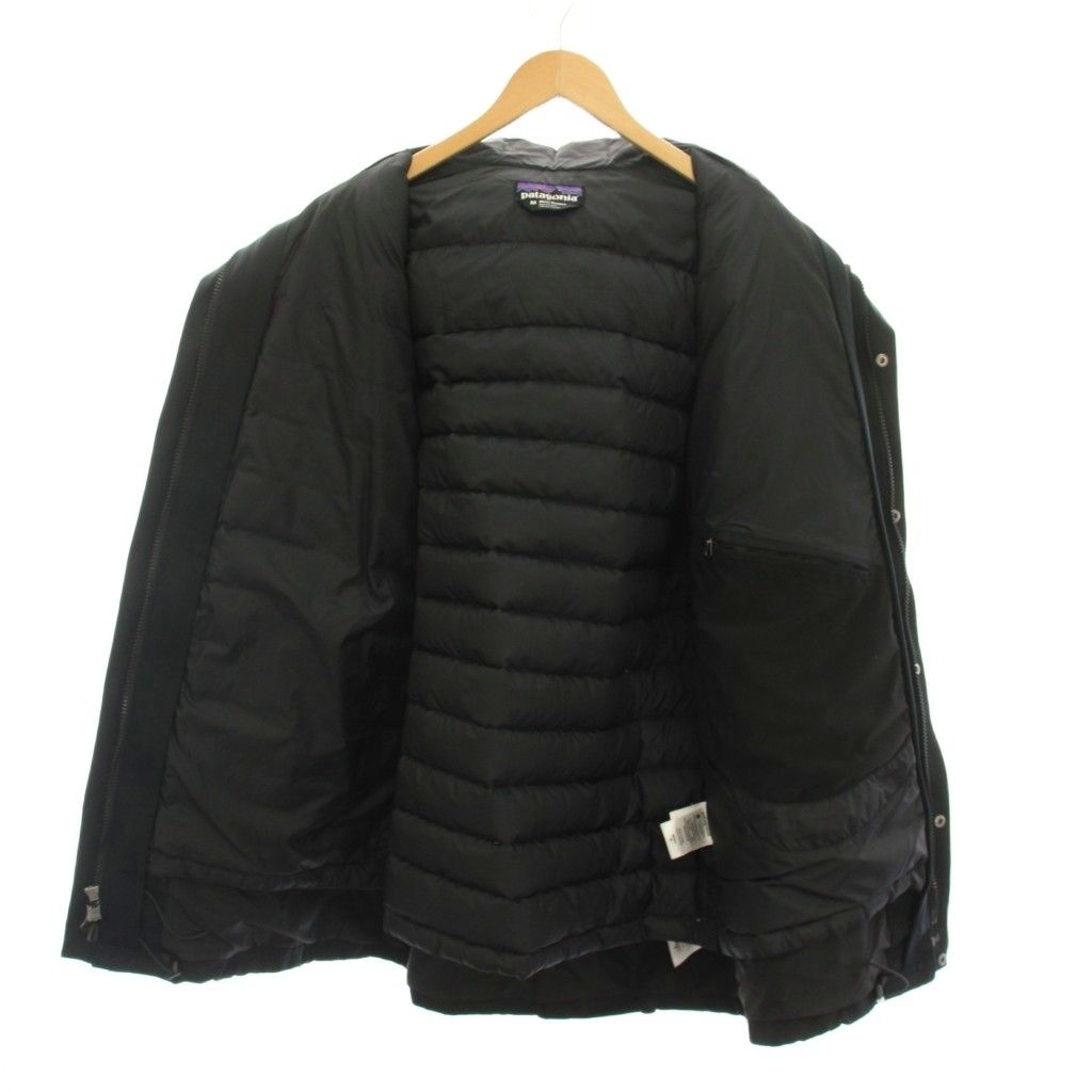 パタゴニア Patagonia トレス スリーインワン パーカ Tres 3-in-1 Parka ダウンジャケット ジップアップ アウター M 黒 ブラック フード付き 28385 /YM ■MU
