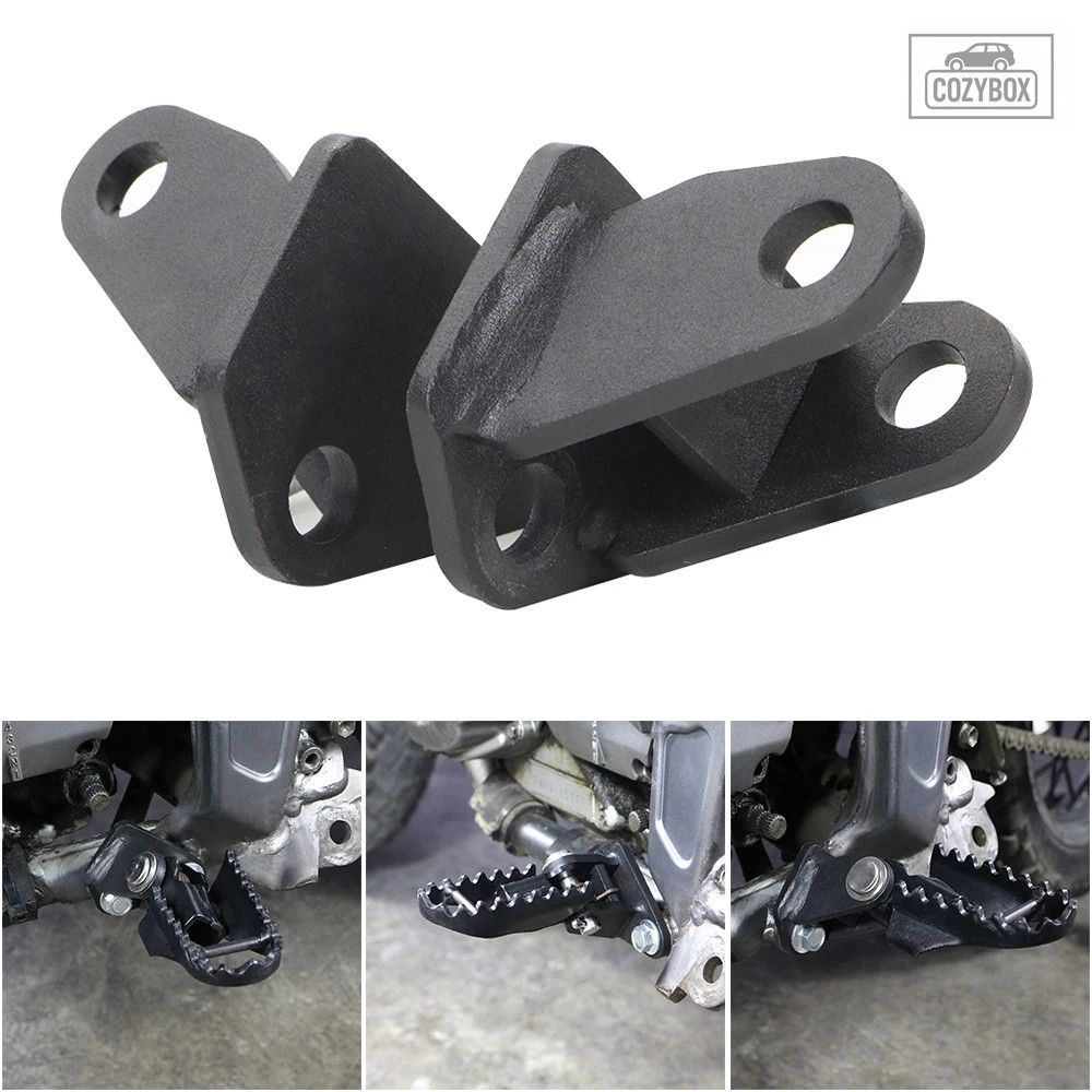 オートバイ アクセサリー フットペグローダウンマウント スズキ DR650 DR 650 1996-20