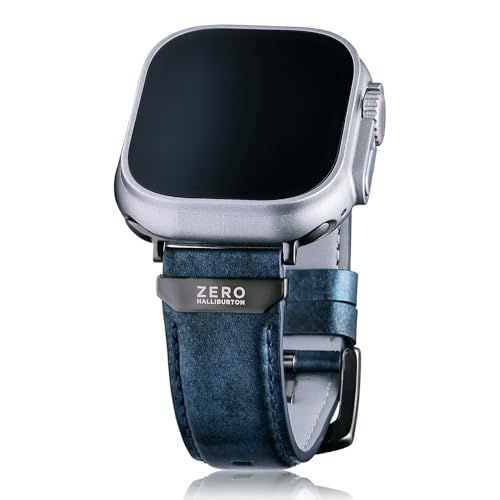 [ゼロハリバートン] Apple Watch バンド 49mm 46mm 45mm 44mm 対応 本革 レザー アップル ウォッチ 交換用 ベルト UNiCASEry