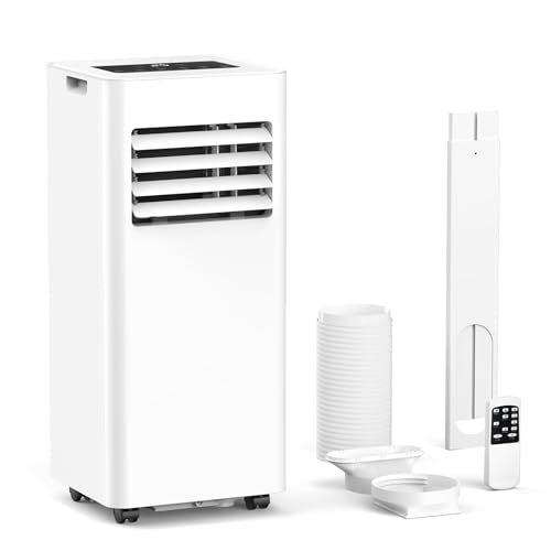 ZAFRO スポットクーラー 家庭用 2.0kW移動式エアコン【2026年最新】ポータブルクーラー 工事不要 6畳 8畳 除湿 25L/日 冷風 送風 スポットエアコン 24Hタイマー リモコン 窓パネル付き 自動霜取り 暑さ・熱中症対策 キャスター付き ry