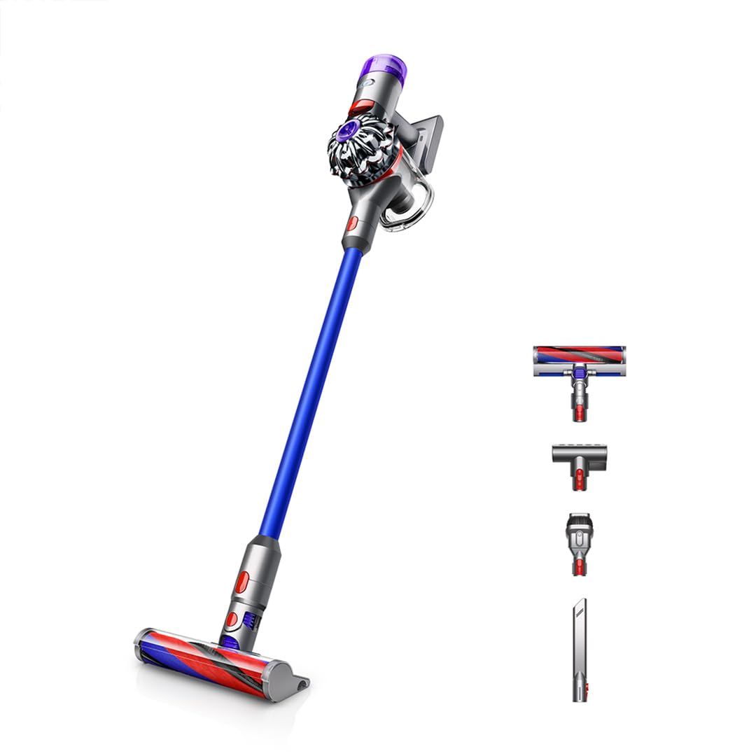 Dyson(ダイソン) 掃除機 コードレス Dyson V8 Slim Fluffy Extra (SV10K EXT BU) スティック ハンディクリーナー サイクロン【より小さく。より軽く。性能はそのままに。】ry