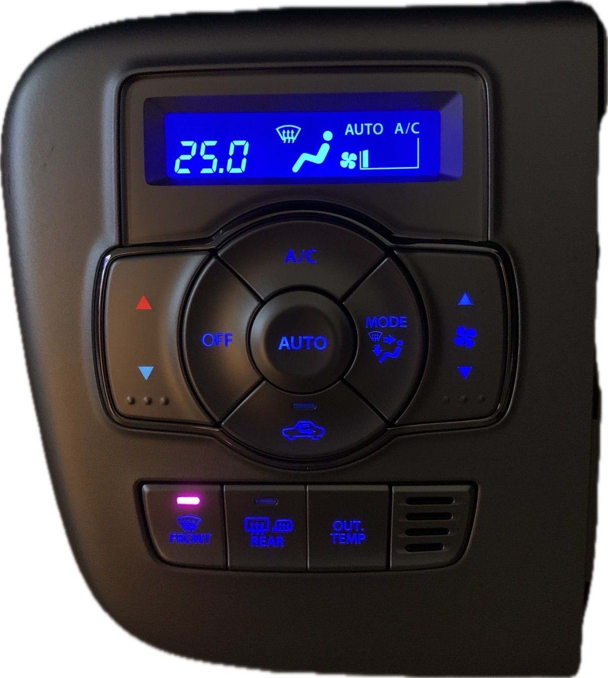現物加工】DA17W エブリィワゴン エアコンスイッチLED打ち替え加工
