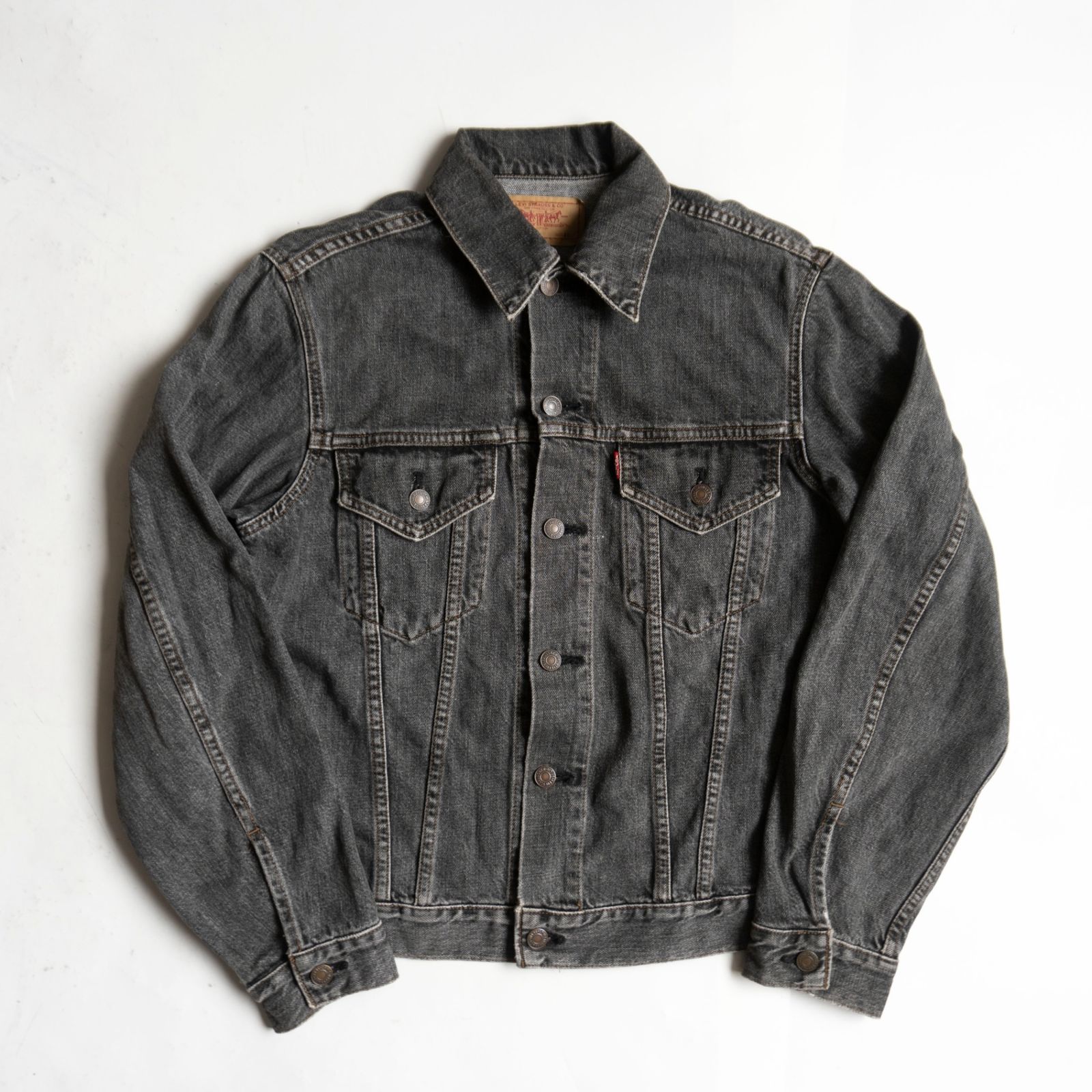 雰囲気抜群/90s】 LEVI'S 【70505-0257/先染めブラックデニム
