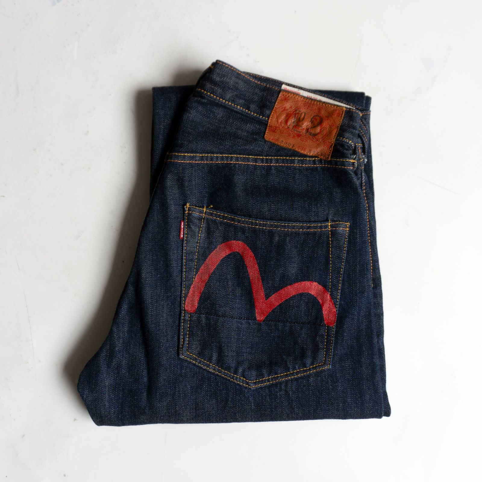 美品/濃紺】EVISU 【LOT.2001 デニムパンツ】32×35 エビス ジーンズ