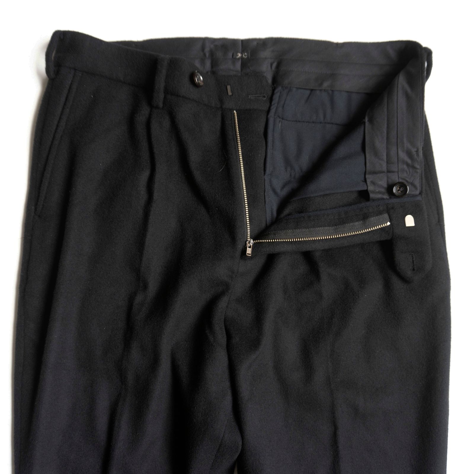極美品】PORTER CLASSIC【CASHMERE TAILORED PANTS (BABY CASH)】L