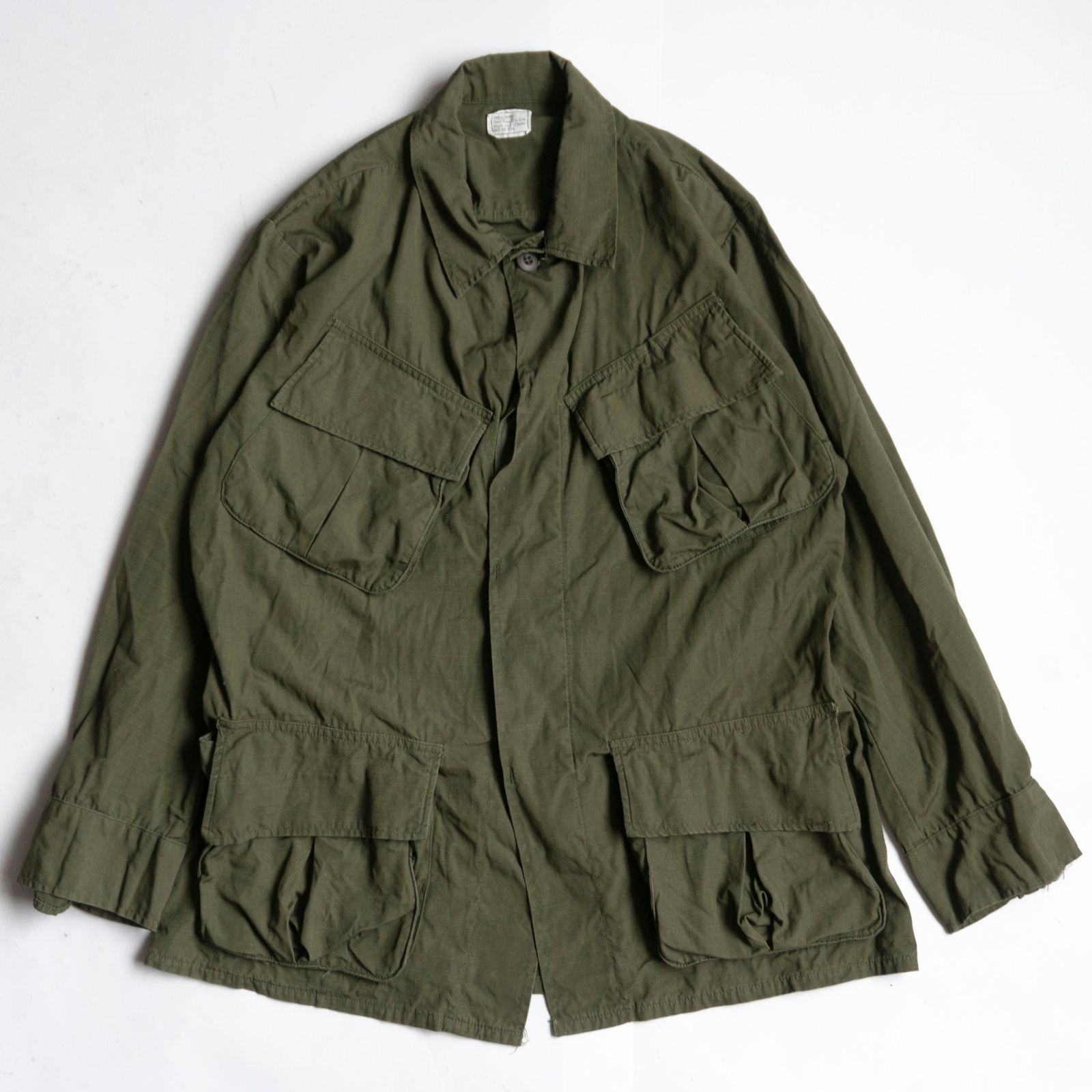 US ARMY ジャングルファティーグ 5th SMALL SHORT 70s】US ARMY【5th ジャングルファティーグジャケット】SMALL SHORT