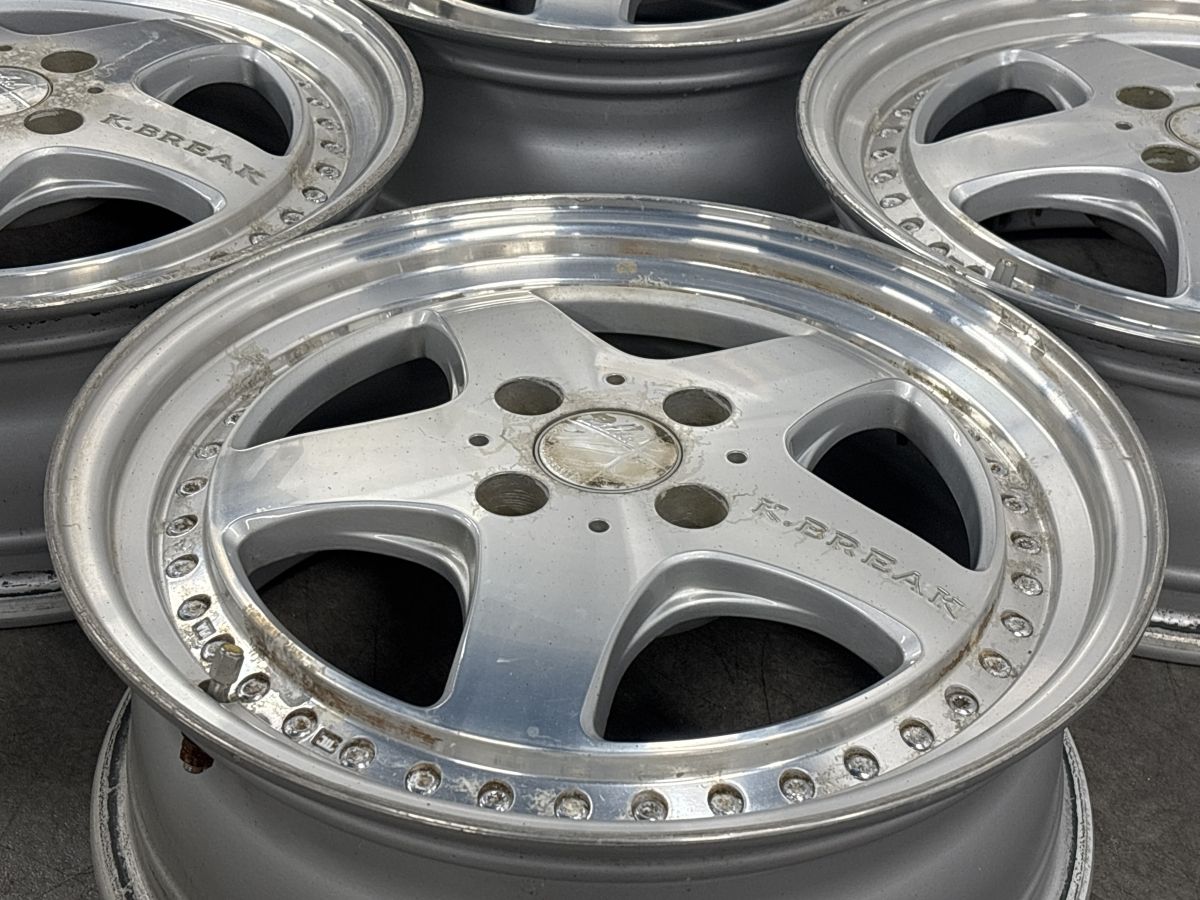 軽自動車カスタムに】K-BREAK リリス 16in 6J +45 PCD100 4本 N-BOX N 