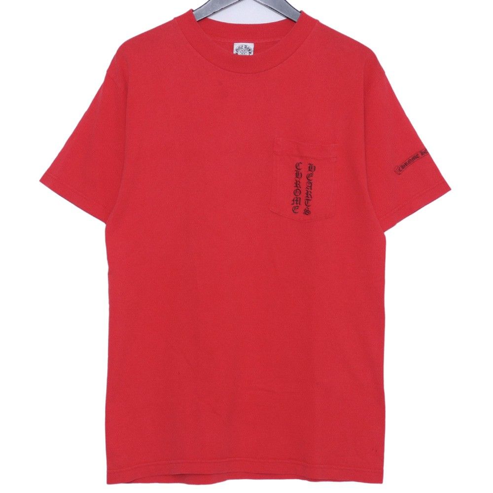 CHROME HEARTS オールド レターロゴ スクロールラベル ポケットTシャツ