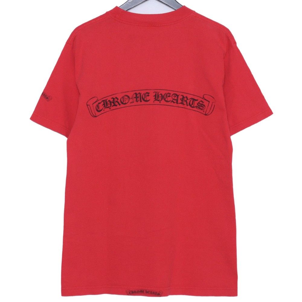CHROME HEARTS オールド レターロゴ スクロールラベル ポケットTシャツ
