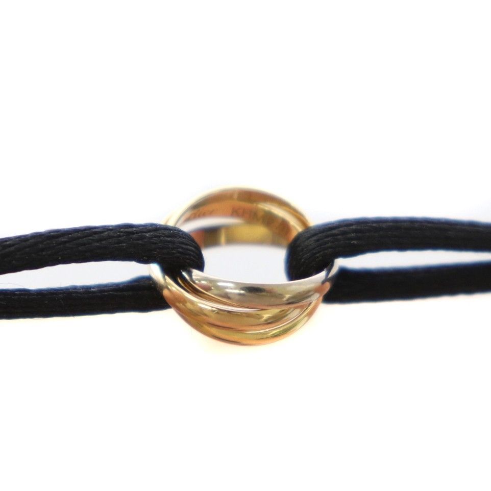 カルティエ Cartier Trinty bracelet cord トリニティブレスレット