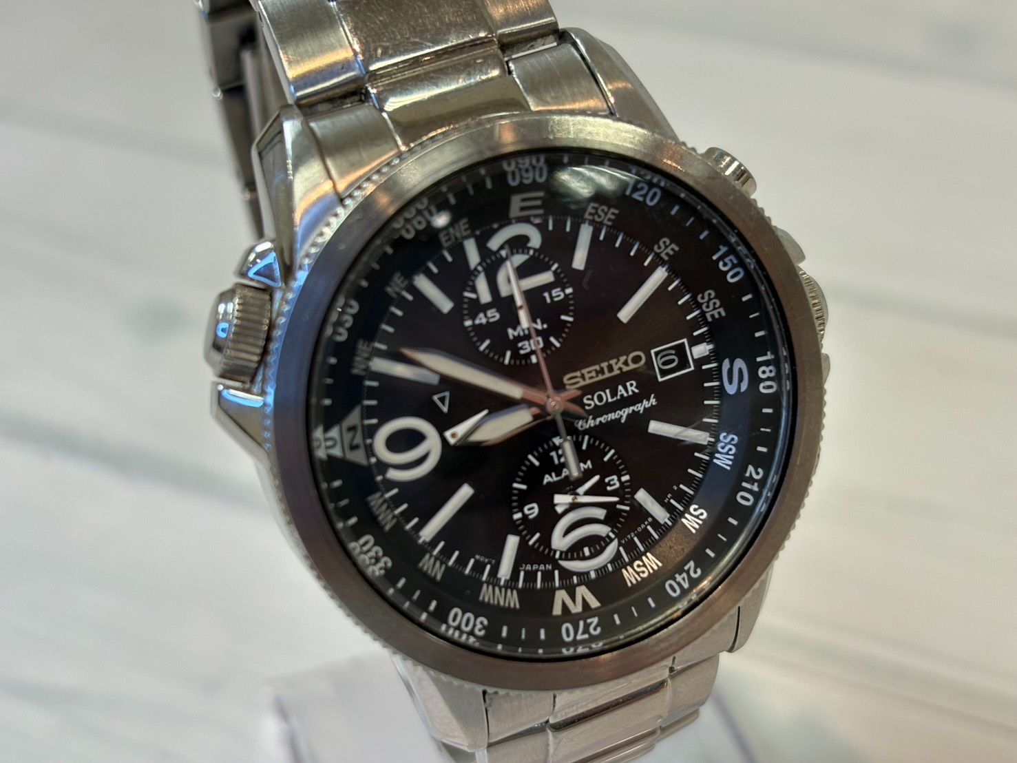 塩】SEIKO PROSPEX V172-0AG0 クロノグラフ 腕時計 セイコー プロ 